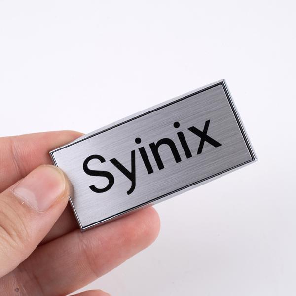 High Gloss Metal Labels Personalized Customization with Eco-friendly Aluminium Metal