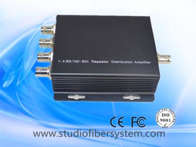 1x4 3G/HD/SD SDI distribution amplifier for 1ch sdi signal input and output 4 sdi signals