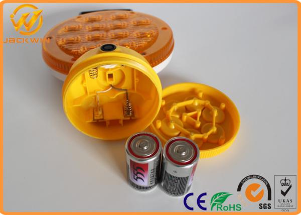 Single Lens 12 LED Traffic Warning Lights for Traffic Control & Work Zone