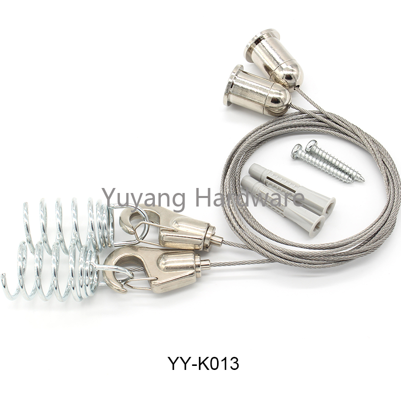 Hot Sales Picture Hook Kit OEM Picture Hanging Cable Hooks Led Suspension Kit