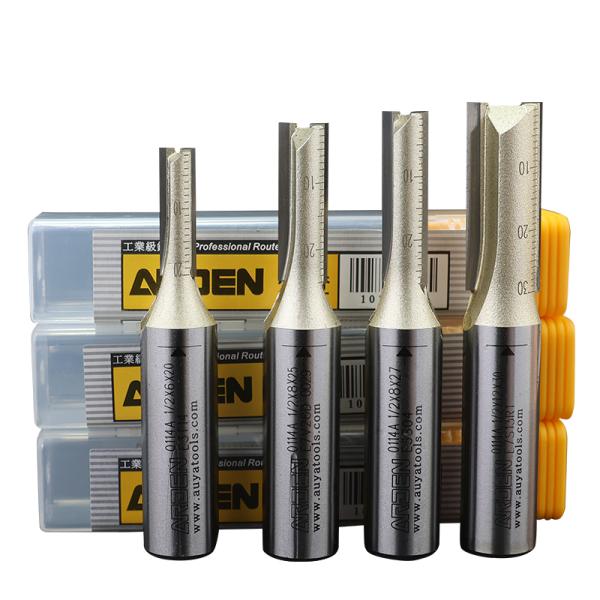 A0114 65HRC Arden Router 2 Flute 6mm  Straight Plunge Router Bits