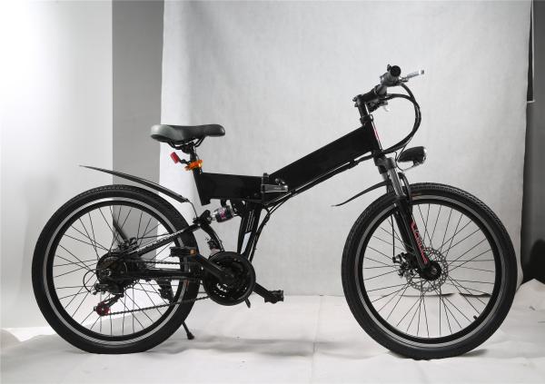 8 Magnet Pedal Assist 48V 10AH MTB Style Foldable Electric Bicycle 24 Inch 26 Inch Optional One Seat