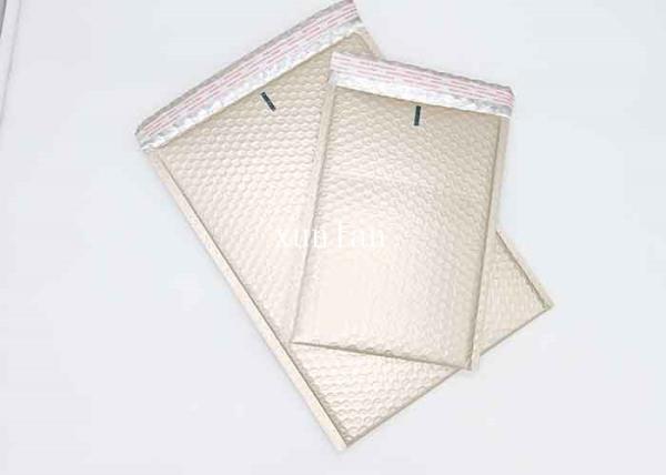 Gloss Gold Metallic Mailing Bags Waterproof Surface Protection For Shipping