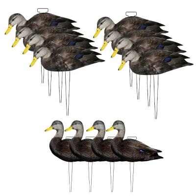 Waterproof Plastic Black Duck Silhouette Decoys for Hunting Custom Multiple Style