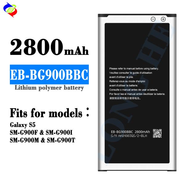 2800mAh Battery EB-BG900BBC for Samsung S5 G900 G900F G900I G900M G900A G900T G900W8 G900K G900L
