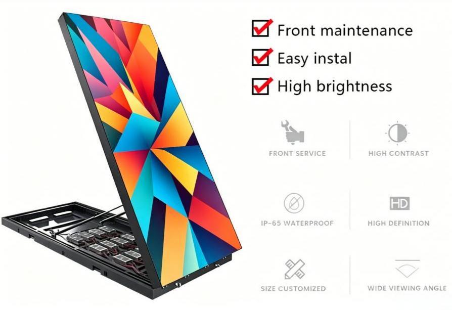 Front Open LED Display Screen/Outdoor LED Display