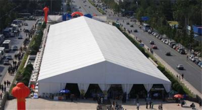 Moveable Temporary Workshop Tent , Outdoor Temporary Storage Tent 2000 Square Meter Aluminium Structure
