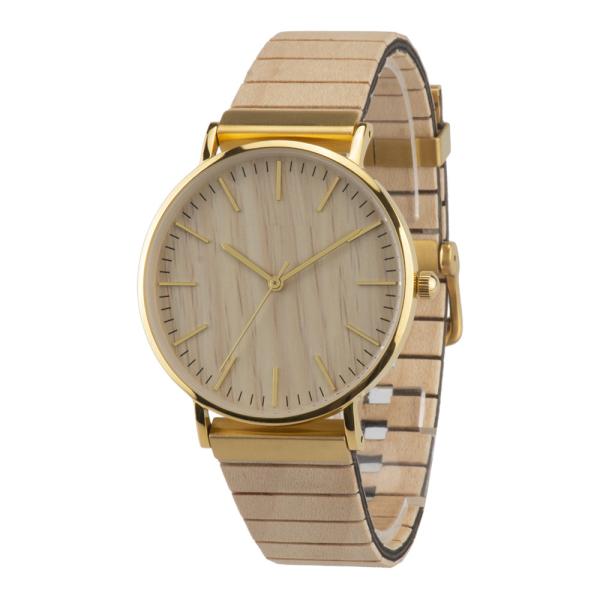 Boyear Mens Stainless Steel Case Wooden Wrist Watch ,Ladies Fashion Dress Bamboo Watch OEM,Couple wrist watch
