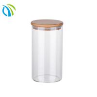 Le stockage en verre de nourriture de farine sûre de congélateur de Borosilicate cogne 15 grammes 110mm 10oz