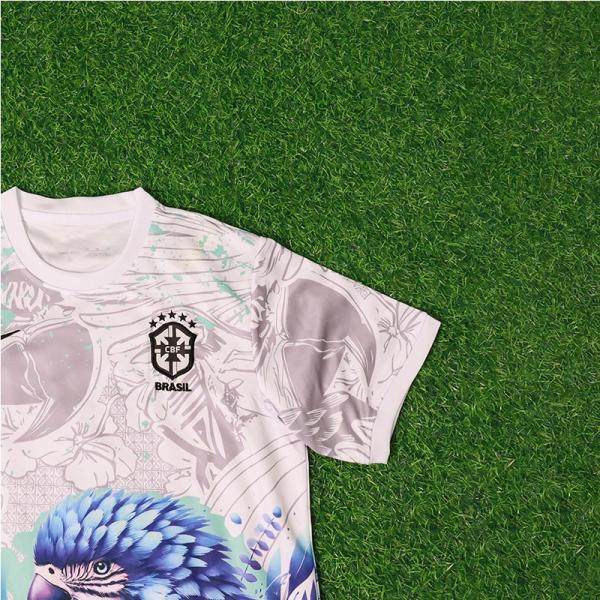 Blue Parrot Theme Children Clothing 2025-2026 New Style Support Brazilian Group Customization