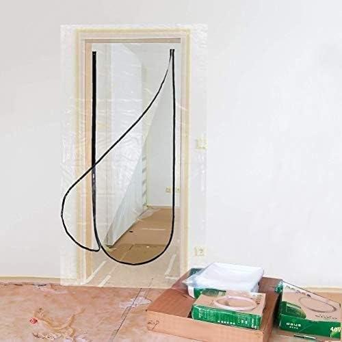 Sewing Zipper Door For Dust Barrier Zipwall Plastic zipper door dust barrier door U shape Dust Barrier Protection Kit