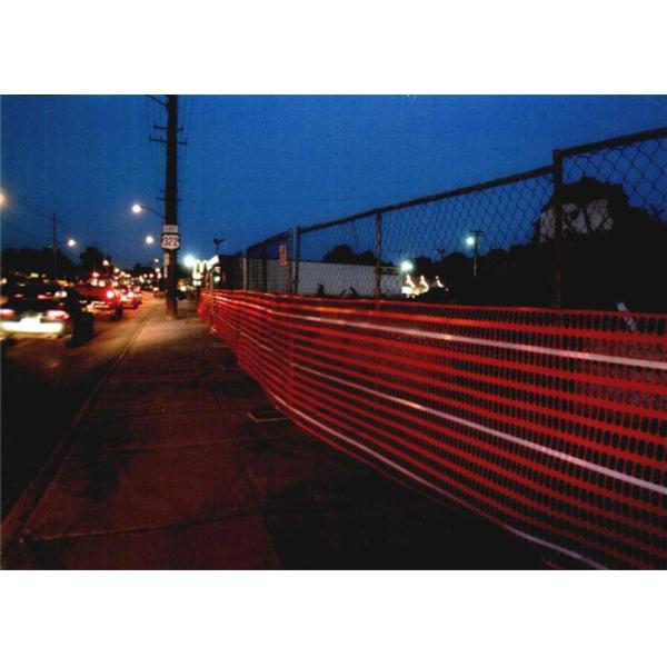 High Srength Anti - UV Plastic Safety Fence With Oval Rectangular Hole