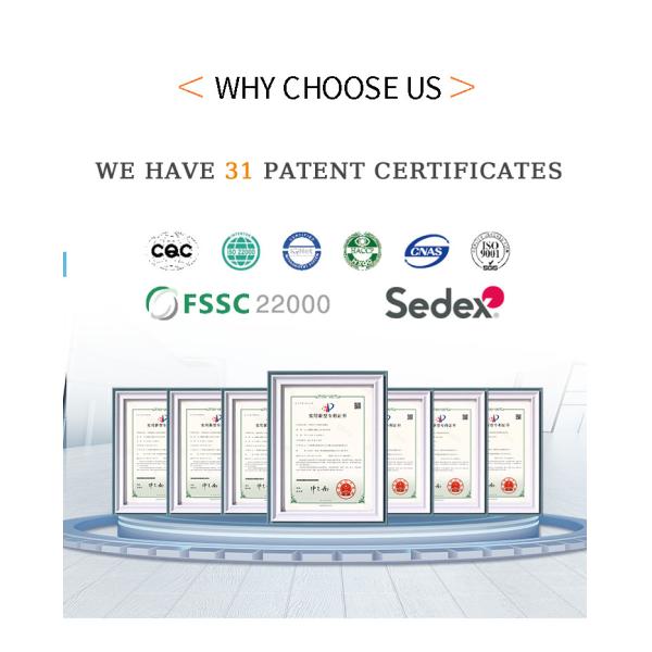 Linha de produção automática de biscoito wafer Material de aço inoxidável