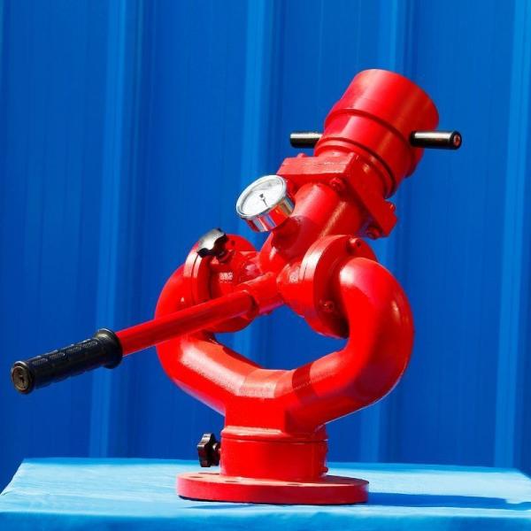 40/50/60L/S Customizable PS Series Portable Fire Water Monitor DN100 Pipe Diameter