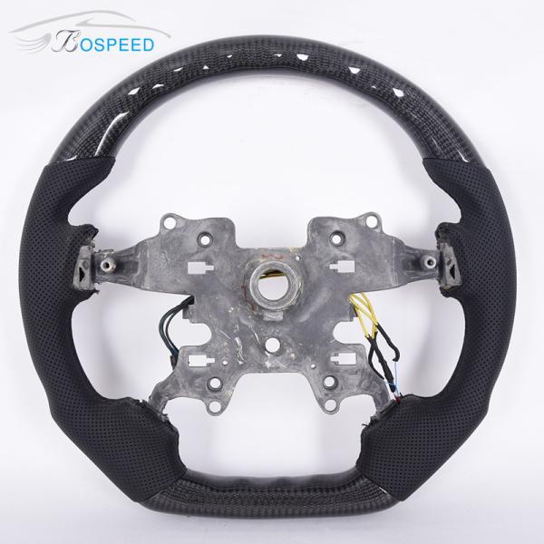 Customization Carbon Fiber Perforated Leather Steering Wheel For Land Rover