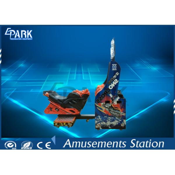Fashion Appearance Racing Game Machine Coin Operated Snow Cross Motorcycle For Kids