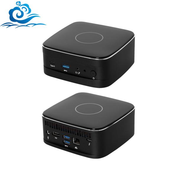 LAN único 2.5G Intel Mini PC Dual DDR4 64G Linux Disco duro WiFi y ventilador de enfriamiento