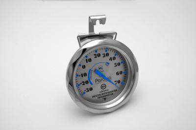 Stainless Steel Portable Fridge Thermometer , Fridge Temperature Meter High Accuracy