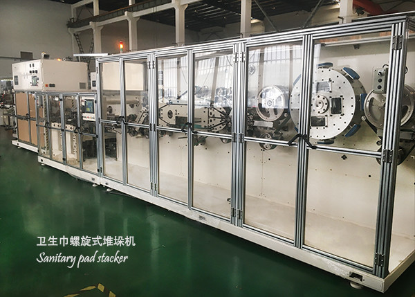 Lady's Pad Stacking Machine, Lady Menstrual Pad Bagger