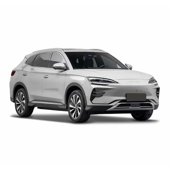 White BYD Song Plus Dmi SUV elétrico para direção à esquerda e autonomia de 520 km 605 km