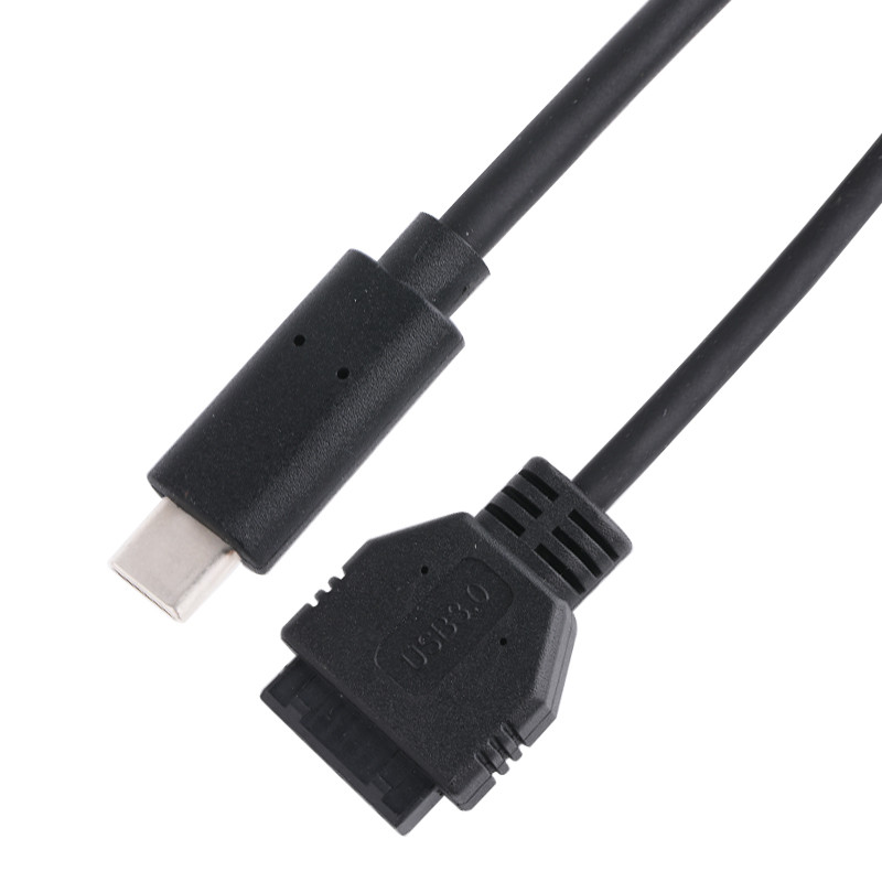 20P Женщина USB 3.0 Type-C к IDC кабель адаптера внутренний резистор Черный PVC провод OEM ODM