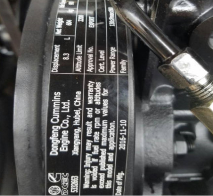 LC50 17 Ton Front Wheel Loader Cummins Diesel Engine 6CTA8.3-C For Home