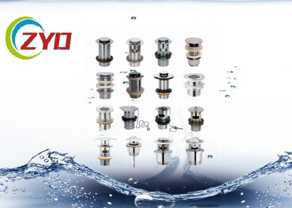 Kitchen Bathroom Sink Pop Up Drain , Effective Filtration Pop Up Drain Replacement