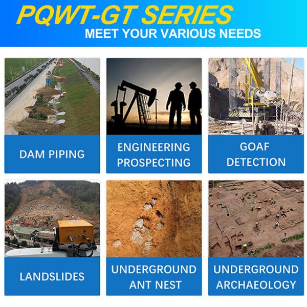 Buscador recargable del agua subterránea del equipo geológico de la exploración de PQWT GT150A