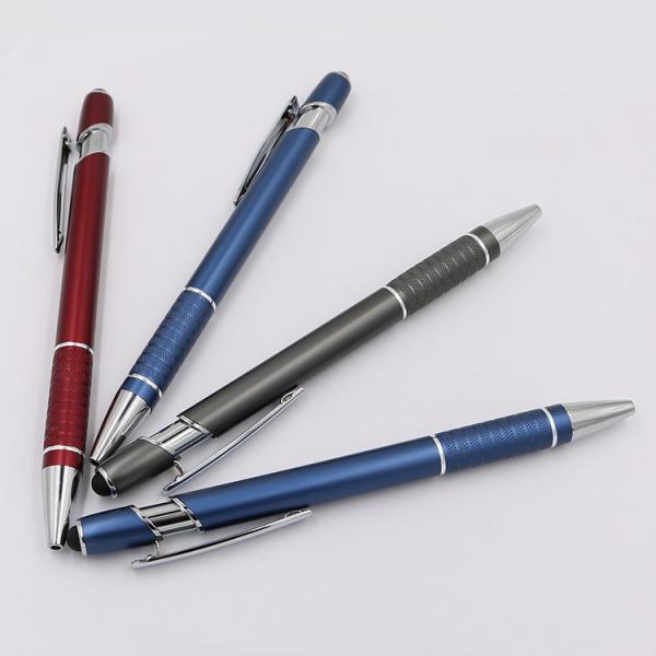 Touch Screen Metal Aluminum Ballpoint Pen 2 in 1 Maggi Pen Multiple Colors Logo Ball Pen