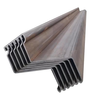 Carbon Steel Hot Rolled Sheet Pile Type2 Type3 Type4 U/Z Type Metal Sheet Piling