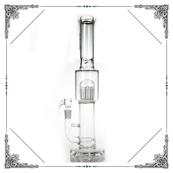 Sovereignty 18 Inch Tall Glass Smoking Water Pipe 12 tree arms Perc Hookah Bongs