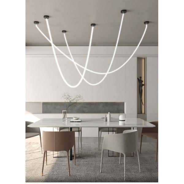 Nordic post-modern designer LED pendant lamp silicone lamp office lamp(WH-MI-369)