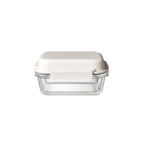 Boîtes à déjeuner en verre borosilicate empilable à micro-ondes Containers à déjeuner en verre sans danger alimentaire 950 ml 1050 ml