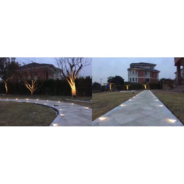 3W 6063 Алюминиевое серебро светодиодное подземное освещение 12в ландшафтное освещение RGB водонепроницаемое наружное светодиодное ночное освещение