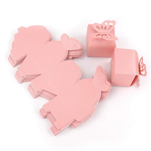 Продавать переработанные материалы Маленькие сладкие конфеты Шоколадный подарочный контейнер Бумажная упаковочная коробка