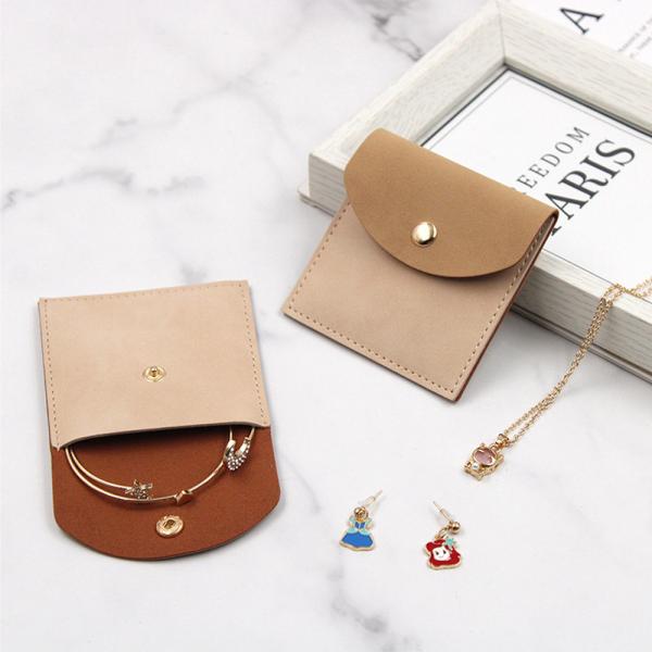 Microfibra Suede Bolsas de jóias Bolsa de Veludo Bolso de envelope de veludo Para brincos Colar de pulseira Anel
