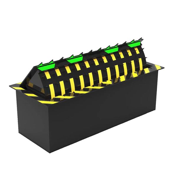 High Security K12 Stainless Steel Hydraulic Road Blocker with 80T Loading and 3 Seconds Rising Time
