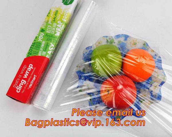 surface protection PE best fresh cling film, China stretch cling wrap manufacturer pe food wrap with sample