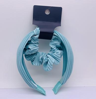 Meninas Práticas Blush Velvet Scrunchie, Ligeiro Larga Velvet Headband