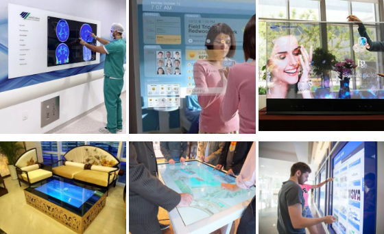 Fast Response 55 - Inch Interactive Touch Foil With 10 Years Life Time