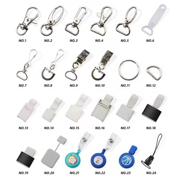 OEM Nylon Company Branded Lanyards Strap Silkscreen Printing