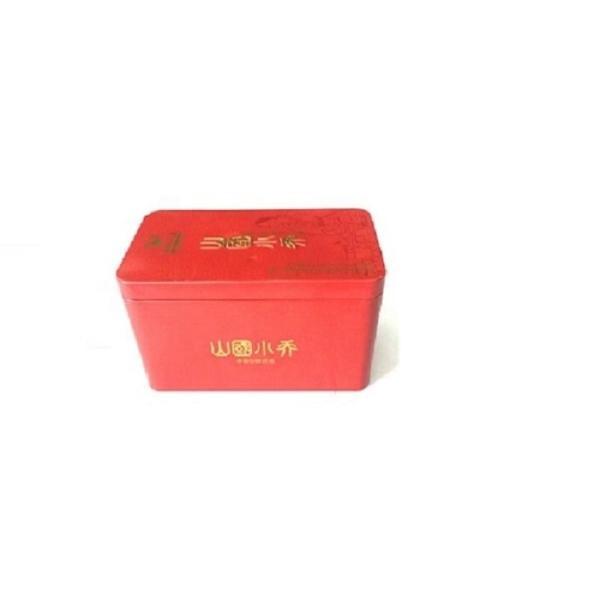 DADI Custom Design Rectangular Tea Tin Box with Embossing Effect Rt5 in Tin Material