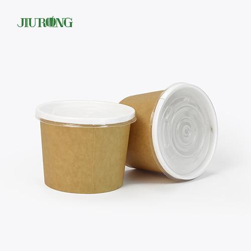Food Grade Biodegradable Paper Bowl Recyclable 30 Oz Ice Cream Paper Cup