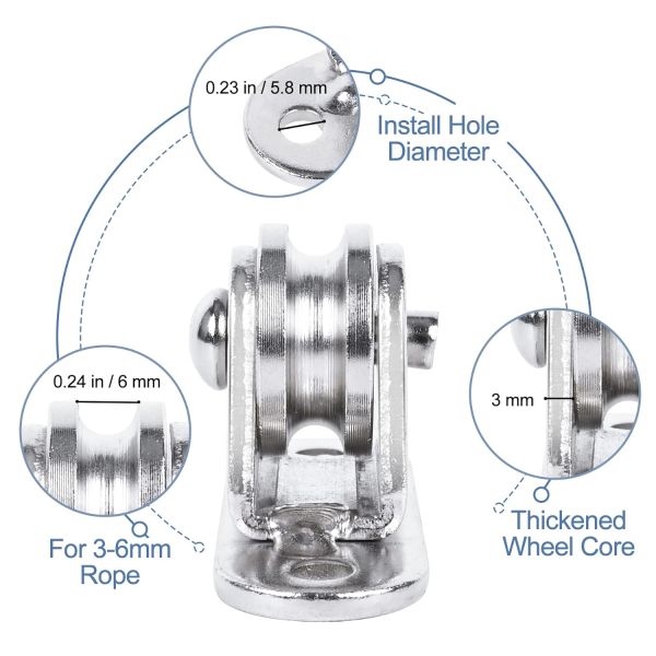 Single Bearing Groove Track Roller for Sliding Gate Guide Roller Sliding Gate Wheel