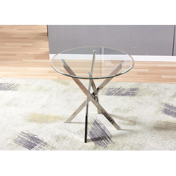 Electroplating Stainless Steel Leg 30kgs Modern Dining Table