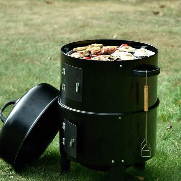 Задворк выдерживая стальной на открытом воздухе уголь гриля заправила топливом ориентированное на заказчика