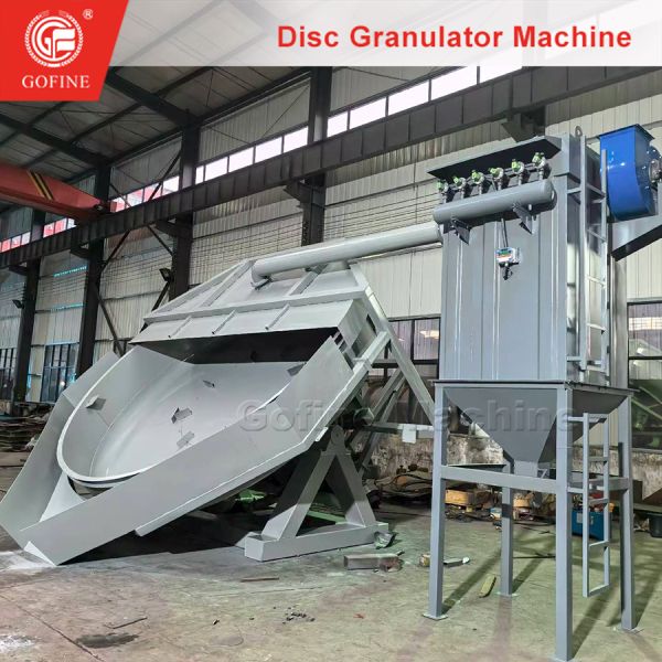 Integrated Disc Pelletizing Unit with Pulse Dust Filter for Bio-Organic Fertilizer Line