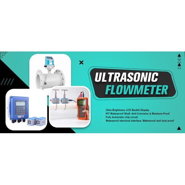 Digital Ultrasonic Liquid Flowmeters Pipe Type Ultrasonic Flow Meter for Water