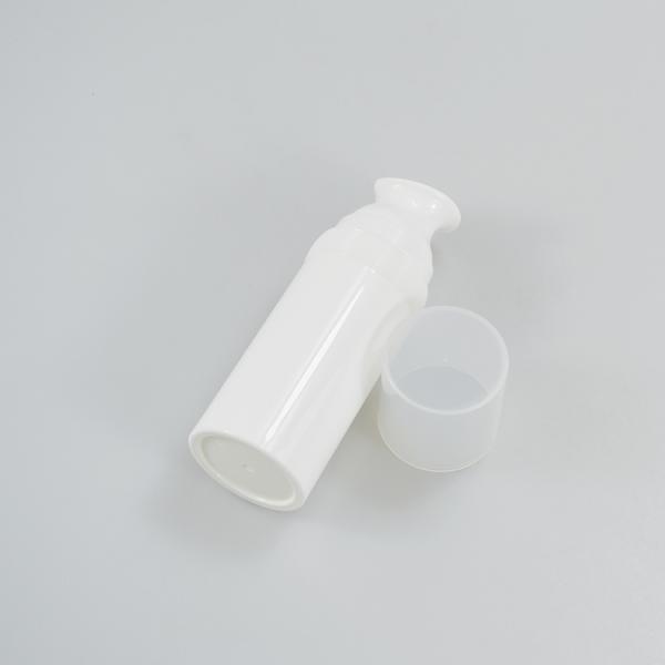 Botella sin aire de impresión de pantalla de seda de 80 ml de capacidad para dispensar loción de suero