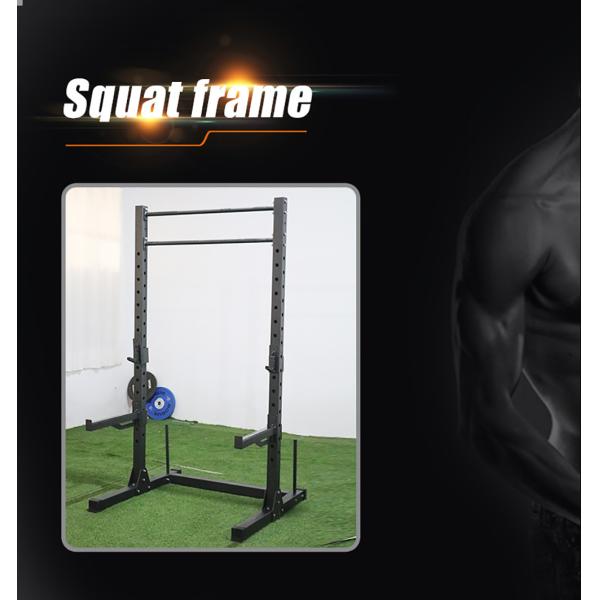 Treinador de ginástica integrado Barbell Stand levantamento de peso Rack Squat Rack para a comunidade
